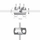 Fly pair pinza laterale doppia 